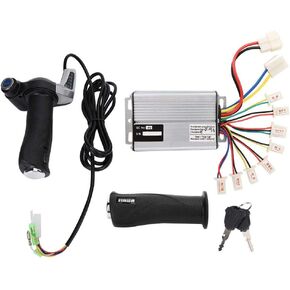 Bike Electric Motor Kit Brushed Speed Controller with Battery Display and Twist Grip with Lock 1000W (48V 1000W)