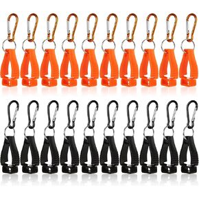 20 PCS Glove Clips for Work, Glove Belt Clips, Work Safety Clip Glove Keeper, Glove Holder Clip, Glove Grabber Clip Holder for Belt Loop Guard Worker Construction