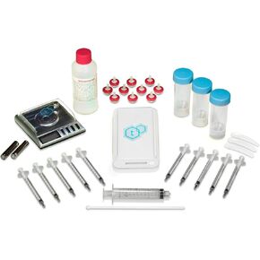 3 Potency Tester with flower testing expansion Kit - UV Spectrometer for Fast & Accurate Potency Testing - Hemp and Herbal Detection Kit for Edibles, Flowers, Concentrates, Oil, Blue