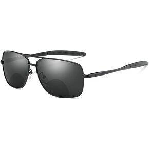 Men's Night Vision Bifocal Reader Sunglasses Yellow Lens Driving Outdoor Reading Glasses Mens