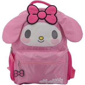 AI ACCESSORY INNOVATIONS Hello Kitty Kawaii Backpack, 16" Allover Print with 3D Iconic Hello Kitty Bow