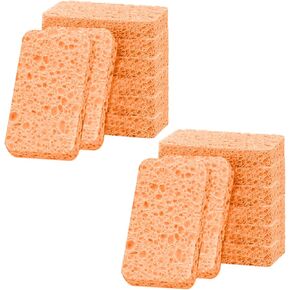 12 - Pack Non-Scratch Scrub Sponges - Sponges for Dishes and Washing Dishes, Cleaning Sponges for Kitchen Home and More（Black）