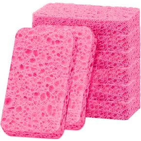 12 - Pack Non-Scratch Scrub Sponges - Sponges for Dishes and Washing Dishes, Cleaning Sponges for Kitchen Home and More（Black）