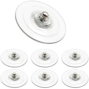 6 قطع أكواب شفط مع براغي 85 مم/ 3.4 بوصة كوب شفط بقطر بلاستيكي M8*10 مم برغي طويل مع صامولة، للأبواب والنوافذ والبلاط والزجاج الأمامي للسيارة وعتبات نافذة القطط in Kuwait