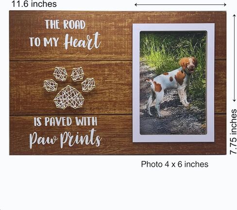 Dog Picture Frame 5x7 in Photo, Dog Memorial Gifts for Loss of Dog, Pet Memorial Gifts for Dogs, Dog Memorial, Dog Remembrance Gift, Dog passing away gifts (Live Love Woof) in Saudi Arabia