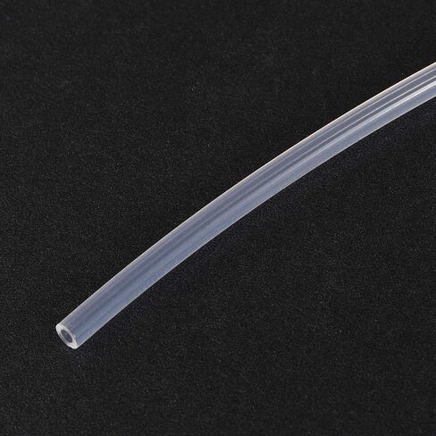 Uxcell PTFE خرطوم أنابيب ارتفاع درجة الحرارة أنبوب الأنابيب العازلة خرطوم طابعة ثلاثية الأبعاد 2 مم معرف × 4 مم OD × 32.8 قدم شفاف in Saudi Arabia