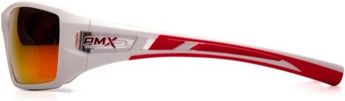 Pyramex Safety Velar Safety Glasses, White-Blue Frame/Ice Blue Mirror Lens Medium in Saudi Arabia