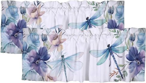 Sunflower Valance Curtains Blackout Farmhouse Rustic Country Wooden Plank Butterfly Privacy Window Valances for Living Room 54 by 18 in, 1 Panel in Saudi Arabia