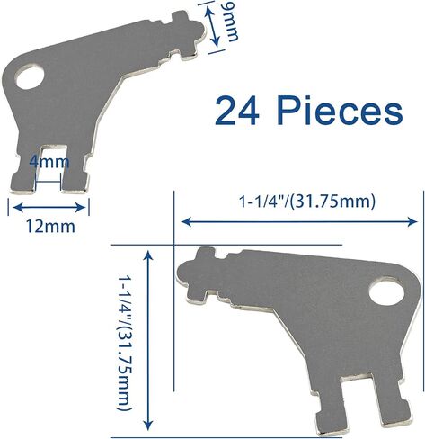 Universal Paper Towel Dispenser Replacement Key, Compatible with Georgia Pacific Paper Towel and Toilet Paper Dispensers, GP 50504, 12-Pack in Saudi Arabia