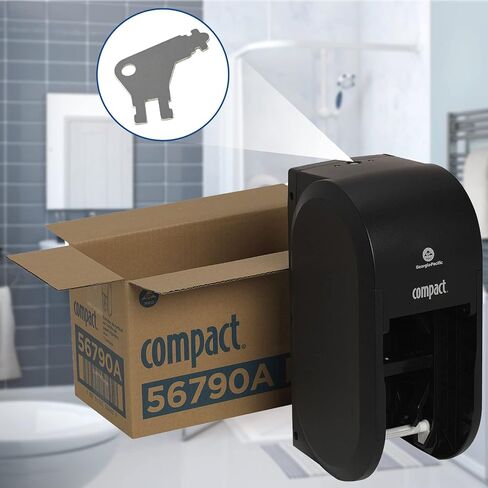 Universal Paper Towel Dispenser Replacement Key, Compatible with Georgia Pacific Paper Towel and Toilet Paper Dispensers, GP 50504, 12-Pack in Saudi Arabia