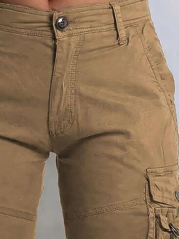 Flamingals Hiking Shorts for Women Flap Pocket Design Bermuda Cargo Shorts 2024 Trendy in Saudi Arabia