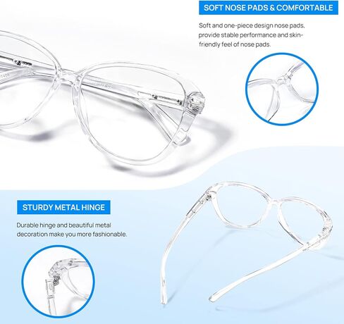 Bifocal Reading Glasses Women Blue Light Blocking Computer Readers 1.0 1.25 1.5 1.75 2.0 2.25 2.5 2.75 to 3.5 in Saudi Arabia