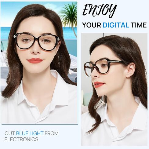 Bifocal Reading Glasses Women Blue Light Blocking Computer Readers 1.0 1.25 1.5 1.75 2.0 2.25 2.5 2.75 to 3.5 in Saudi Arabia