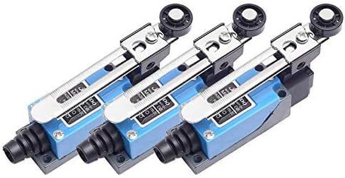 3pcs ME-8108 Momentary Limit Switch Adjustable Roller Lever Arm NC-NO CNC Mill Router Laser Plasma Compatible with Ar-duino in Saudi Arabia