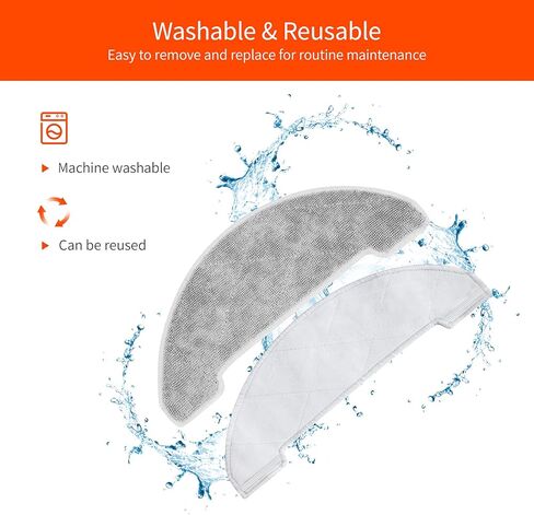 قطع قماش بديلة من Ultenic مكونة من 3 قطع للمكنسة الكهربائية الروبوتية D5/D5s Pro in Kuwait