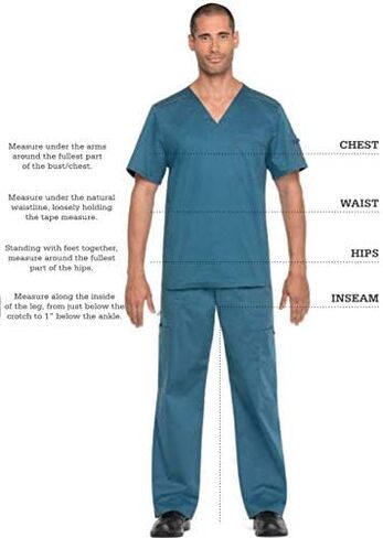 Dickies Retro Men Scrubs Top Tuckable V-Neck DK810 in Saudi Arabia