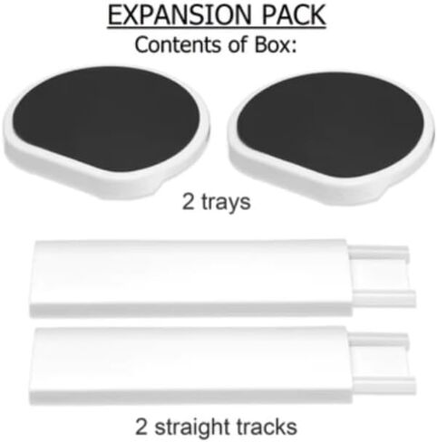 ORIGINAL DARK GRAY - The Lazy Susan Revolution - The First Patented Lazy Susan Turntable Expandable for Rectangular & Oblong Tables - Kitchen & Dining Tables - Great Gift! Parties & Gatherings in Saudi Arabia