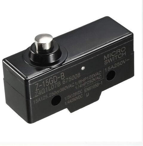 Uxcell 2PCS Z-15GD-B 1NO + 1NC قصيرة القصب زر المفاجئة نوع رافعة مفاتيح صغيرة in Saudi Arabia