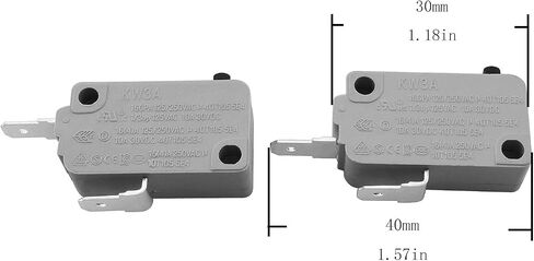 KW3A Microswitch 2PCS 16A 125/250V باب فرن الميكروويف التبديل الجزئي (مفتوح عادة ومغلق عادة) in Kuwait