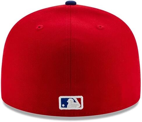 قبعة New Era Texas Rangers Authentic Collection Alt 3 59FIFTY للرجال، باللون الأحمر in Saudi Arabia