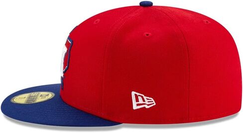 قبعة New Era Texas Rangers Authentic Collection Alt 3 59FIFTY للرجال، باللون الأحمر in Saudi Arabia