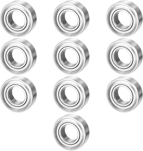 uxcell 10pcs 5mmx14mmx5mm Double Shielded Miniature Deep Groove Ball Bearing in Saudi Arabia