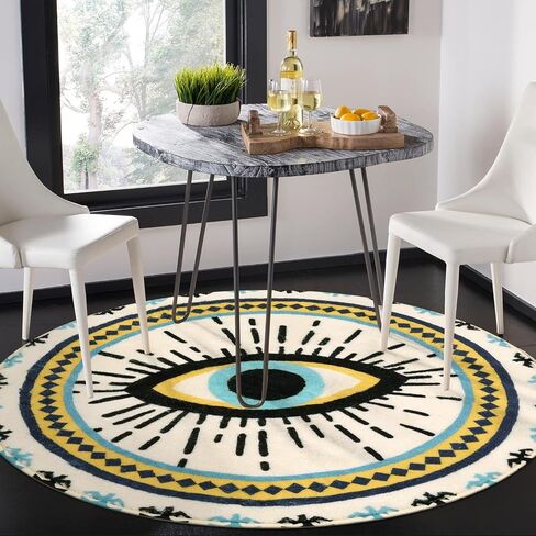 HAOCOO Spirit Eye Bath Rug Runner 2’x5’ Large Non-Slip VintageThrow Rugs Super Soft Velvet Creative Tribal Floor Carpet for Bedroom Living Room Nursery Decor in Saudi Arabia