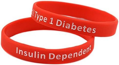 Type 1 Diabetes Diabetic Bracelet Insulin Dependent Medical Alert (All Styles) in Saudi Arabia