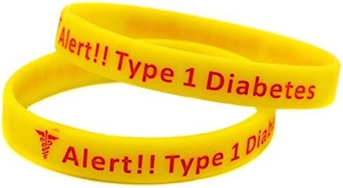 Type 1 Diabetes Diabetic Bracelet Insulin Dependent Medical Alert (All Styles) in Saudi Arabia