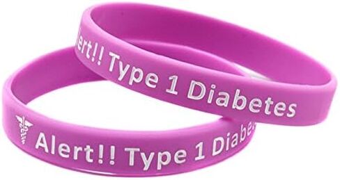Type 1 Diabetes Diabetic Bracelet Insulin Dependent Medical Alert (All Styles) in Saudi Arabia