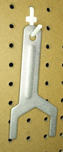 JSP Manufacturing Plastic L Style Peg Board Hook Kit | Garage Tool Craft Jewelry Storage Pegboard Organizer (50, White) in Saudi Arabia