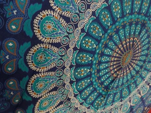 Aakriti Gallery Cotton Mandala Tapestry Wall Hanging - Bohemian Bedspread, Boho Blanket/Throw Tapestries for Living Room, Home Décor (Elephant, 92x82) in Saudi Arabia