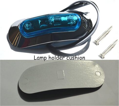 10 قطع LED أضواء زرقاء بحرية للقارب، 12 فولت أضواء شريطية داخلية مضادة للماء، أضواء ديكور للمقصورة على سطح القارب للصيد الليلي in Saudi Arabia