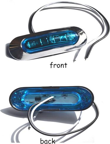 10 قطع LED أضواء زرقاء بحرية للقارب، 12 فولت أضواء شريطية داخلية مضادة للماء، أضواء ديكور للمقصورة على سطح القارب للصيد الليلي in Saudi Arabia