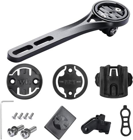 Out Front Bike Computer Mount, Garmin Bike Mount for Road Bikes Integrated Handlebar,Out Front Garmin Mount Compatible with Garmin Bike Computer,Wahoo,Bryton,Cateye & GoPro Full Range Action Cameras in Saudi Arabia