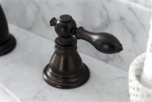 Kingston Brass KB986ACLPN American Classic Widespread Bathroom Faucet, Polished Nickel, 8 x 5 x 5.69 in Saudi Arabia