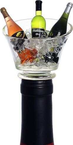 Prodyne Acrylic Heart Bottle Stopper (Clear) in Saudi Arabia