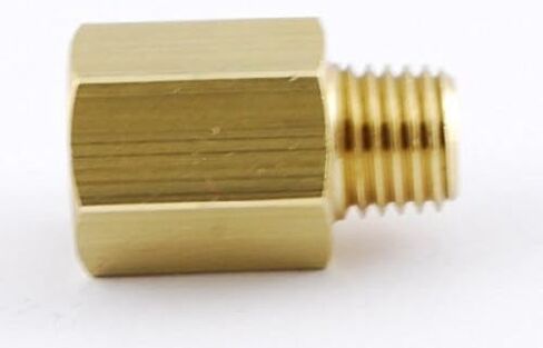 120-A1 1/8" NPT Female to 1/16" NPT Male Brass Pipe Adaptor/Adapter Straight Reducer/Reducing Coupling Male to Female (Pack of 10) in Saudi Arabia