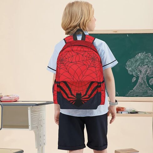 Backpack travel leisure backpack, PVC coated waterproof Oxford cloth material suitable for young boys/girls, with mosaic printed pattern suitable for school backpacks for students aged 5+ in Saudi Arabia