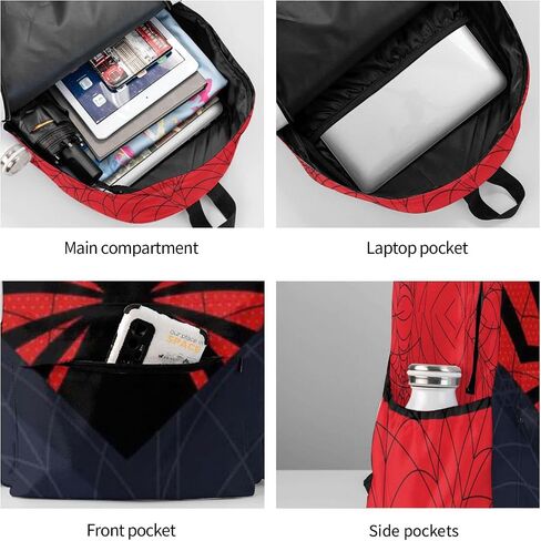 Backpack travel leisure backpack, PVC coated waterproof Oxford cloth material suitable for young boys/girls, with mosaic printed pattern suitable for school backpacks for students aged 5+ in Saudi Arabia