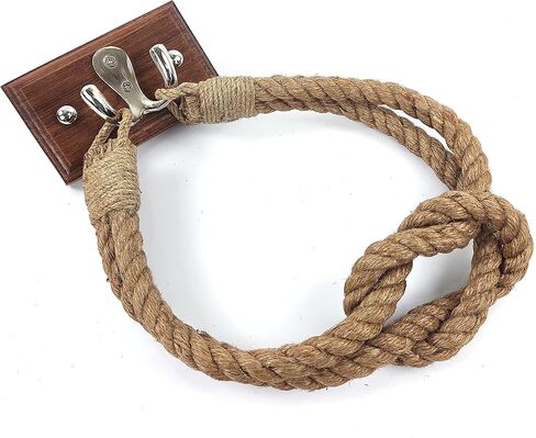 WINTTEN's Set of 2 Jute Rope Curtain Tie-Back/reef or square knot tie back/Nautical Tiebacks/Rope Curtain Tie Backs/Rope Curtain Holder/Nautical Decor/Window tie Back/tie Back in Saudi Arabia