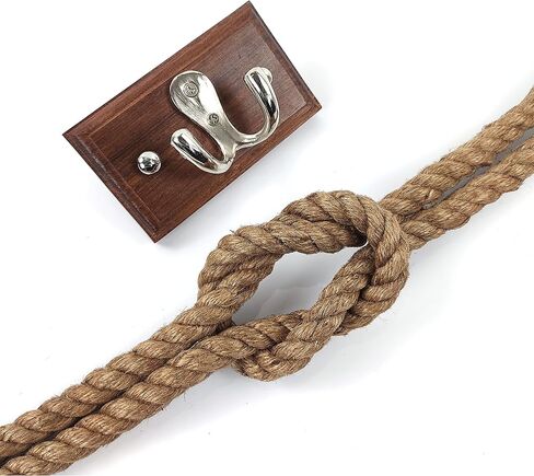 WINTTEN's Set of 2 Jute Rope Curtain Tie-Back/reef or square knot tie back/Nautical Tiebacks/Rope Curtain Tie Backs/Rope Curtain Holder/Nautical Decor/Window tie Back/tie Back in Saudi Arabia