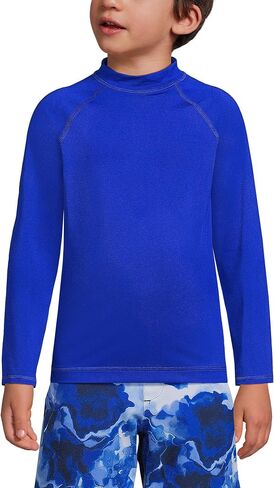 Lands' End Boys UPF 50 Long Sleeve Swim Shirt Rash Guard in Saudi Arabia