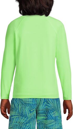 Lands' End Boys UPF 50 Long Sleeve Swim Shirt Rash Guard in Saudi Arabia