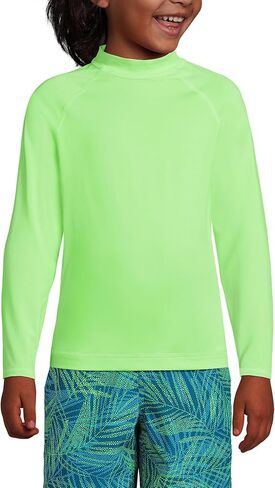 Lands' End Boys UPF 50 Long Sleeve Swim Shirt Rash Guard in Saudi Arabia