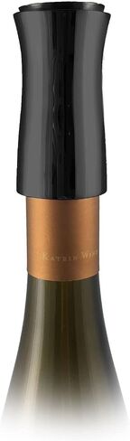 Wine Aerator 7-in-1 - VAGNBYS Wine Decanter with Aerator, Wine Filter, Wine Pourer, Wine Stopper, and Wine Dispenser All-In-One Product - Decantiere (Stainless Silver) in Saudi Arabia