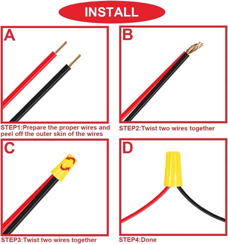10Pcs AC/DC12-24V LED Indicator Lights 1/4"(6mm)Waterproof Flat Head Indicator Signal Lamp 5Color(Red/Yellow/Blue/Green/White)with 150mm Cable Length Metal LED Indicator Light and Wiring Cap MKBKLLJY in Saudi Arabia
