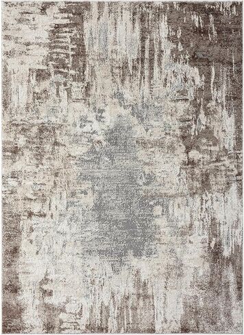 LUXE WEAVERS Lagos Collection Beige 2x3 Abstract Area Rug in Saudi Arabia