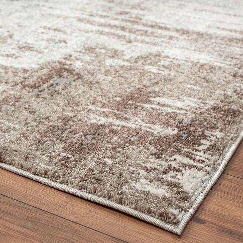 LUXE WEAVERS Lagos Collection Beige 2x3 Abstract Area Rug in Saudi Arabia