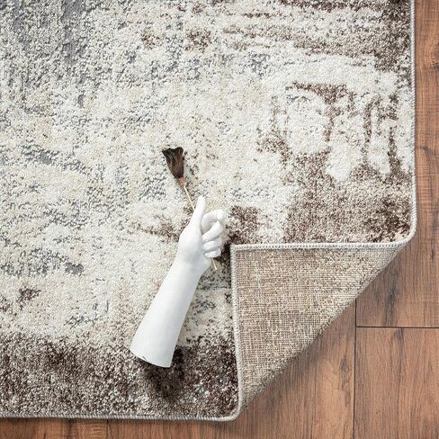 LUXE WEAVERS Lagos Collection Beige 2x3 Abstract Area Rug in Saudi Arabia